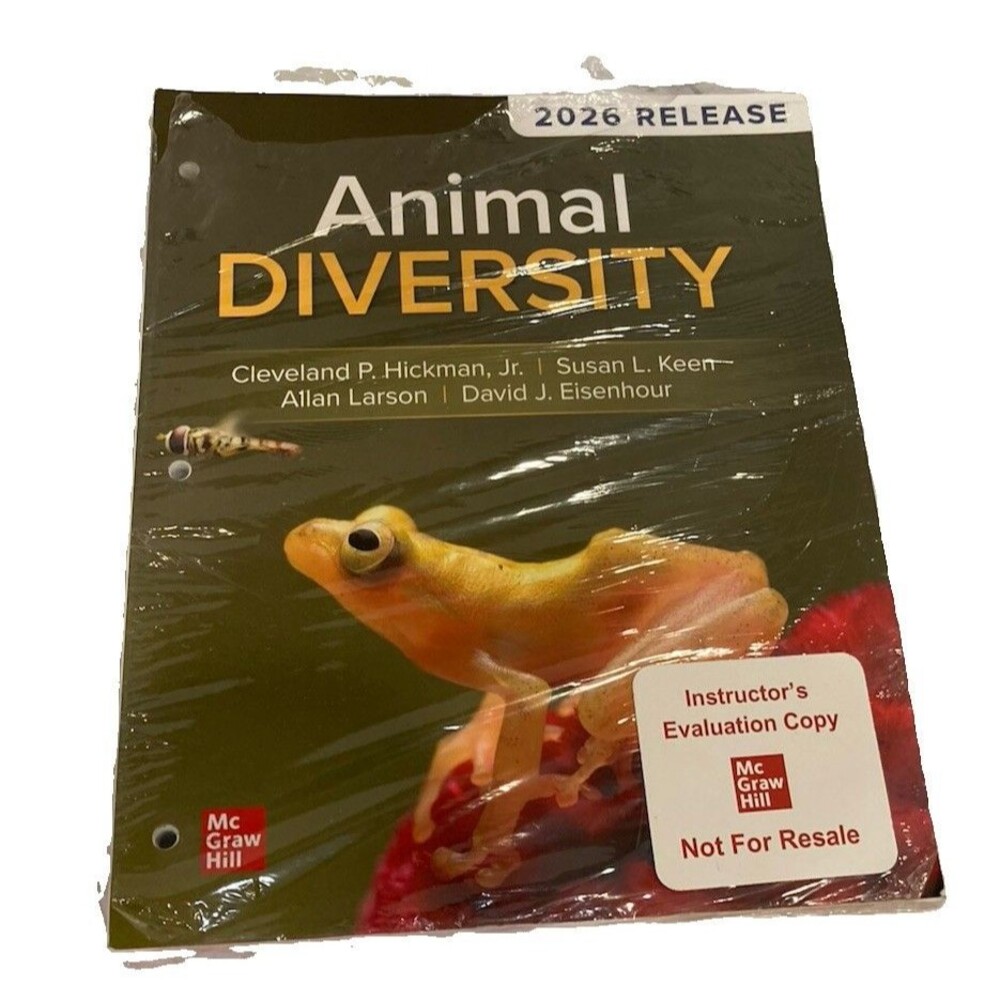 Animal Diversity 2026 Release Looseleaf by Cleveland Hickman et al - NEW